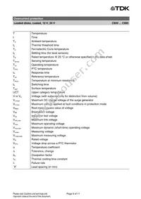 B59945C0120A051 Datasheet Page 9