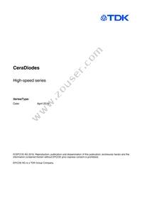 B72570D0160H060 Datasheet Cover