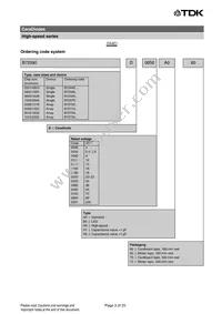 B72570D0160H060 Datasheet Page 3