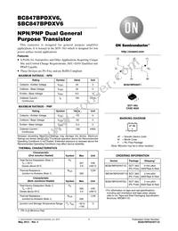 BC847BPDXV6T5G Datasheet Cover