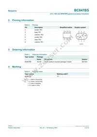 BC847BS/DG/B2 Datasheet Page 2