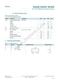 BC857C/DG/B3 Datasheet Page 2