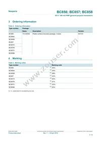 BC857C/DG/B3 Datasheet Page 3