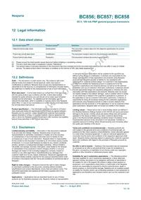 BC857C/DG/B3 Datasheet Page 12