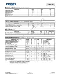 BCM847BS-7 Datasheet Page 2