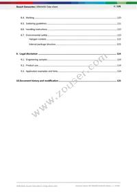 BMA400 Datasheet Page 8