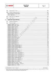 BMA456 Datasheet Page 4