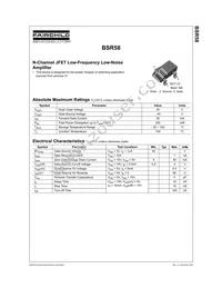 BSR58 Datasheet Page 2