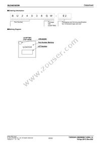 BU24038GW-E2 Datasheet Page 20