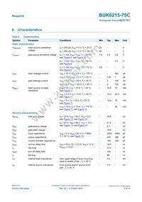 BUK6215-75C Datasheet Page 6