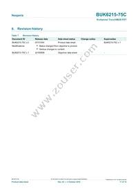 BUK6215-75C Datasheet Page 11