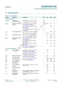 BUK663R2-40C Datasheet Page 6