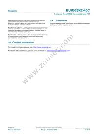 BUK663R2-40C Datasheet Page 13