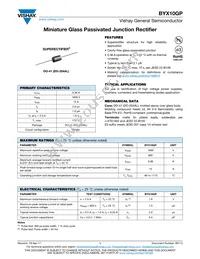 BYX10GPHE3/54 Datasheet Cover