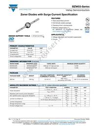 BZW03C9V1-TR Datasheet Cover