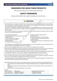 C1005X6S0J224M050BC Datasheet Page 2