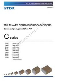 C1005X7S1C474K050BC Datasheet Cover