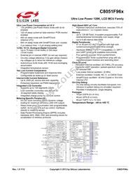 C8051F969-A-GMR Datasheet Cover