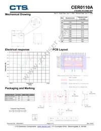 CER0110A Datasheet Page 2