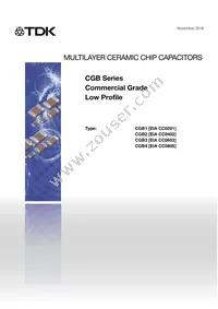 CGB3S3JB0G106M050AB Datasheet Cover