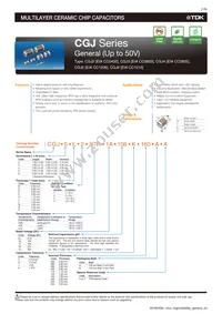 CGJ6P3X7S1H685K250AB Datasheet Page 3