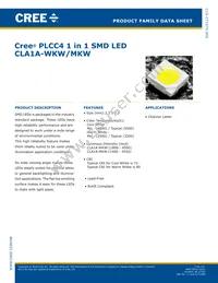 CLA1A-MKW-CWBYA513 Datasheet Cover