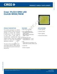 CLA1B-MKW-XD0E0E83 Datasheet Cover