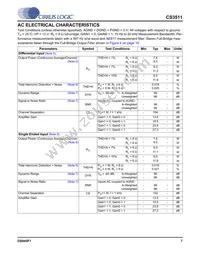 CS3511-CNZ Datasheet Page 7