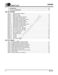 CS4360-KZZR Datasheet Page 4