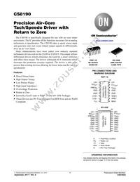 CS8190EDWF20G Datasheet Cover