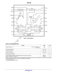 CS8190EDWF20G Datasheet Page 2