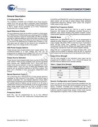CY25403SXC-009 Datasheet Page 4
