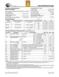 CY37512VP256-83BGC Datasheet Page 14