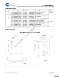 CY7C1021BNV33L-15ZXCT Datasheet Page 8