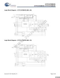 CY7C1474BV25-200BGIT Datasheet Page 2