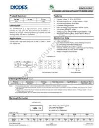 D3V3F4U10LP-7 Datasheet Cover