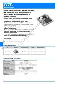D7S-A0001 Datasheet Page 6
