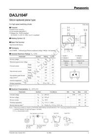 DA3J104F0L Datasheet Cover