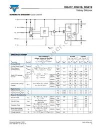 DG419DY-T1 Datasheet Page 3