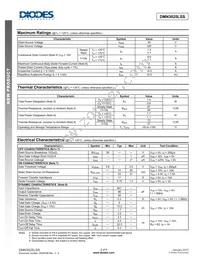 DMN3025LSS-13 Datasheet Page 2