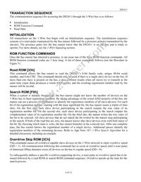 DS2411R-C01+T Datasheet Page 6