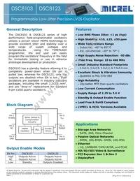 DSC8103BL5T Datasheet Cover