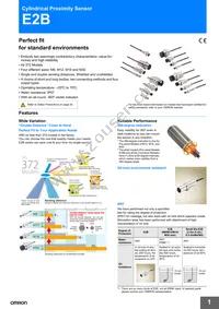 E2B-M18KN16-M1-B2 Datasheet Cover