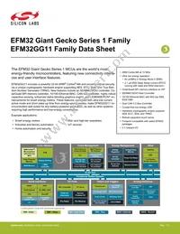 EFM32GG11B420F2048IQ100-B Datasheet Cover