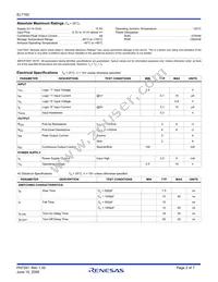 EL7182CSZ-T13 Datasheet Page 2