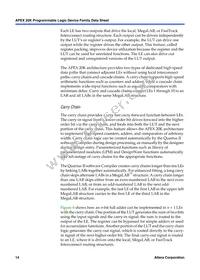 EP2OK60EQI208-2X Datasheet Page 14