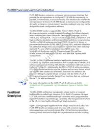 EPF8820ARC160-2 Datasheet Page 4