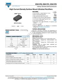 ESH1PDHE3/84A Datasheet Cover