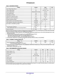 FPF2283CUCX Datasheet Page 3