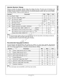 FSA3200UMX-F106 Datasheet Page 4